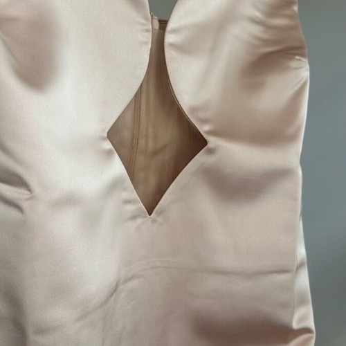 Mind Matter dress impressive nude pink satin Medium like new