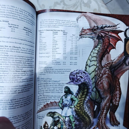 Dungeons and Dragons Core Rulebook 1 used, English