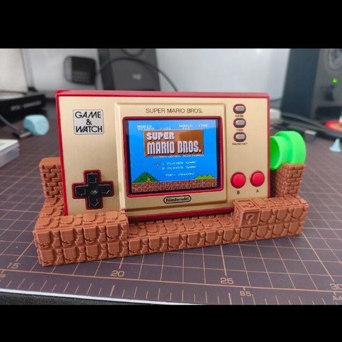 Super Mario Game & Watch support stand new