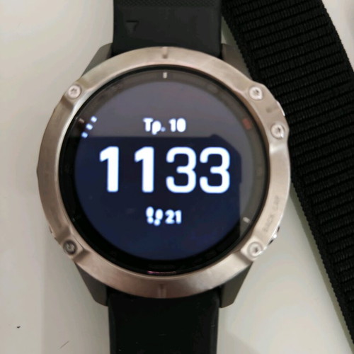 Garmin Fenix 6 Sapphire smartwatch with 3 straps