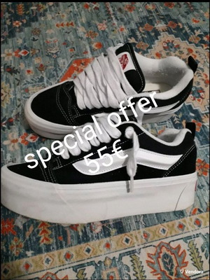 Vans Knu Skool sneakers like new, size 40, black and white