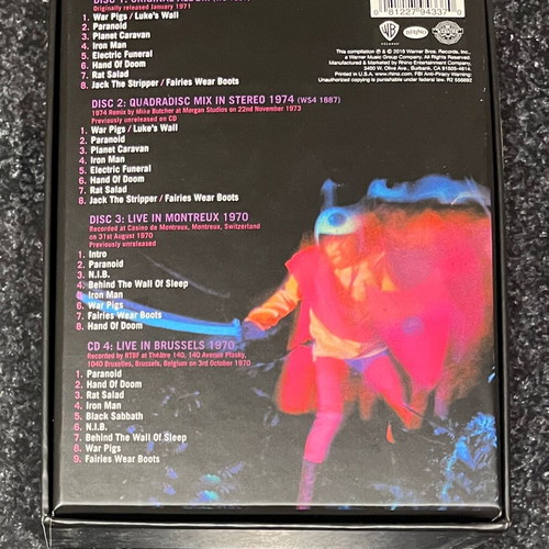 Black Sabbath Paranoid Super Deluxe box set limited edition like new