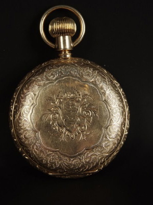 Waltham Ρολόι Τσέπης Hunting 14K Χρυσό Μοντέλο 1892 Σαν Καινούργιο