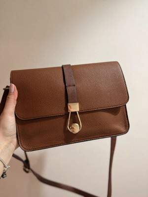 Messenger bag used, brown crossbody