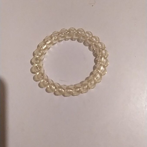 Transparent hair elastic like new