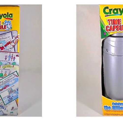Crayola 1999 Millennium Time Capsule limited edition storage box like new