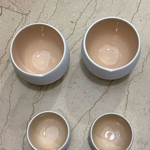Nespresso cups like new, 2 espresso and 2 cappuccino, porcelain