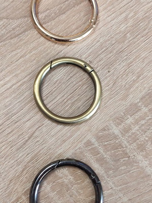 Metal opening rings with mechanism M & L, new