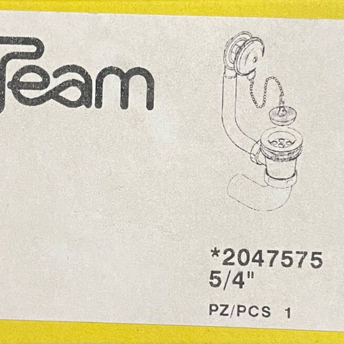 Team bathtub valve with overflow and brass construction new