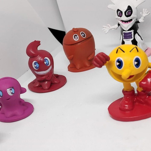 Pac-Man and the Ghostly Adventures collectible figure set of 12, like new