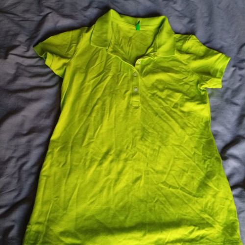 Benetton women's green blouse like new, size S