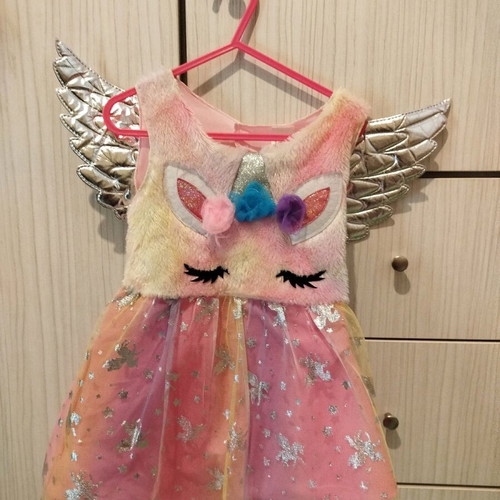 Unicorn Kids Carnival Costume Size 4 Like New
