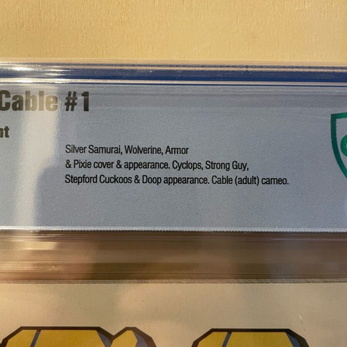 Cable #1 1:100 Retailer Incentive Variant Cover new