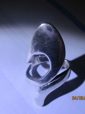 Silver 925 women's ring Partsaklo like new, size 57