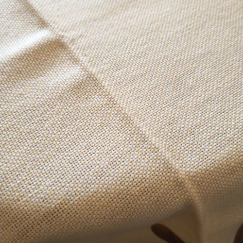 Vintage tablecloth 160x100 cm, ecru with lace, easy care