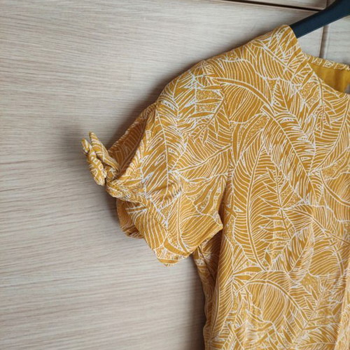 Amichi Mini Dress Medium 38 10 New Mustard Color