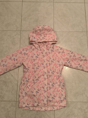 Sinsay spring jacket for girl used, pink, size 122 cm, 6-7 years