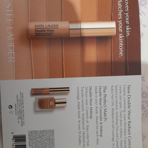 Conselear Estee Lauder samples and foaming cleanser new