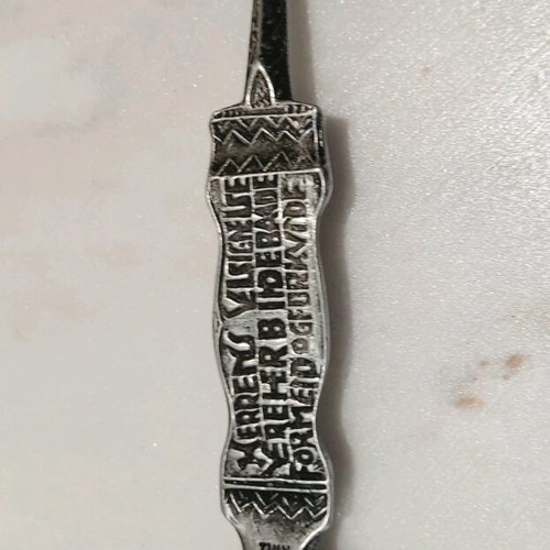 Collectible tin spatula like new, Scandinavian art 1950s