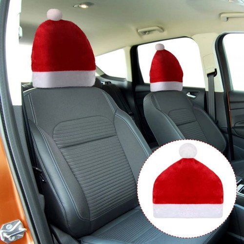 Car seat headrest cover Santa hat new