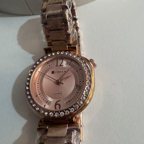 Curren women's watch new, rose gold stainless steel, quartz