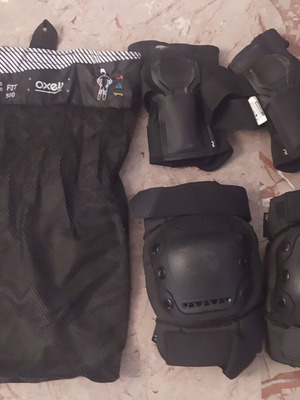 Oxelo FIT500 protective gear set like new for roller skate scooter