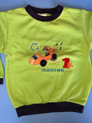 Boys' t-shirt used, green, size 104 cm, 5 years old