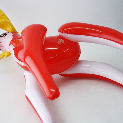 Vintage 80's Inflatable Reindeer 58cm Red Christmas New