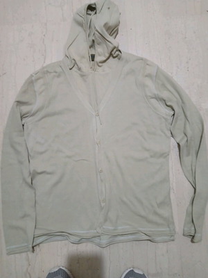 Kenzo cotton long-sleeve shirt medium used, beige