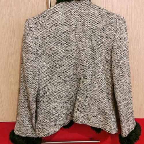 Zara women's jacket used, size S, black and white