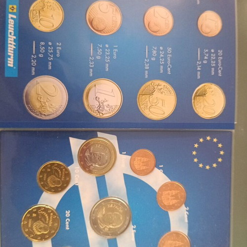 Spain Euro Coinset 2010 Leuchtturm new, uncirculated