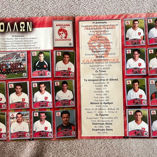 Greek Championship 2005 Album used, Golden Shop