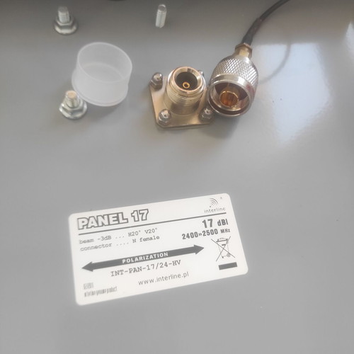 Interline PANEL 17 Directional Wi-Fi Antenna like new 2.4 GHz