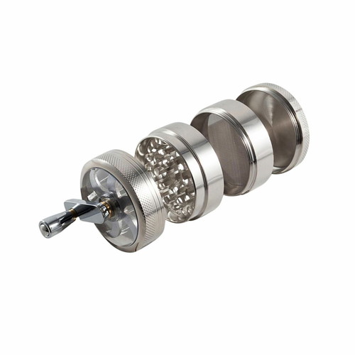 Grinder metal 4-layer new type with fine particle screen