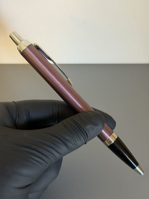 Parker Stylograph Ballpoint Pen like new, burgundy metallic