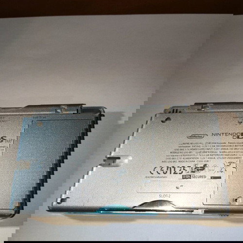 Κέλυφος Nintendo DS lite μεταχειρισμένο, ασημί, original Ευρωπαϊκή έκδοση