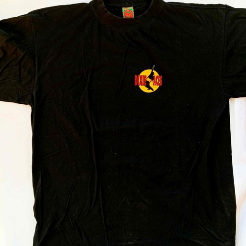 T-shirt of Dutch band Dixie Aces used, black, XXL