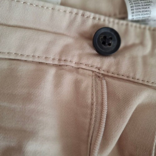 Beige H&M wide leg pants 100% cotton like new