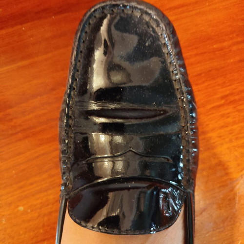 Tod's leather moccasins size 37.5 used, black