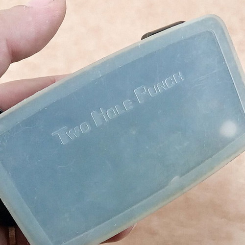 Punch hole puncher used, works properly