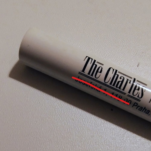 Vintage Ritter-Pen Germany pen used, The Charles hotel Prague