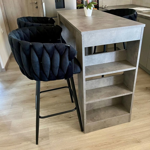 Bar table new, gray
