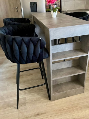 Bar table new, gray