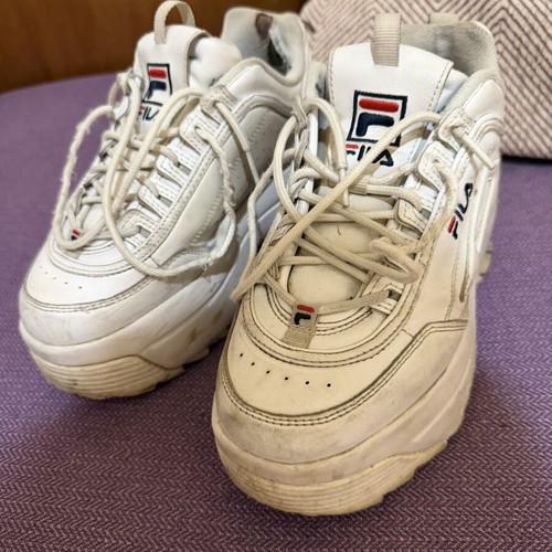 Fila Disruptor platform sneakers, size 37.5