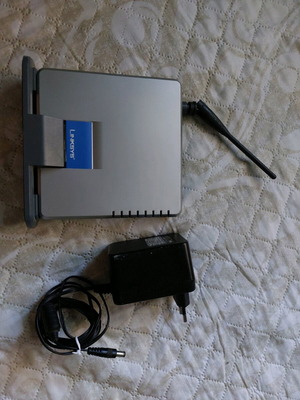 Linksys Router WAG200G used with power adapter Wireless-G ADSL Home Gateway