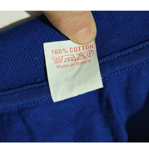 Goodyear vintage polo shirt with old embroidered logo like new, size L