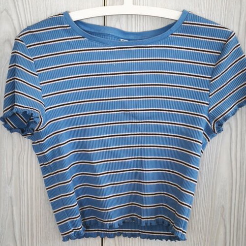 Uniqlo women's blouse like new, blue