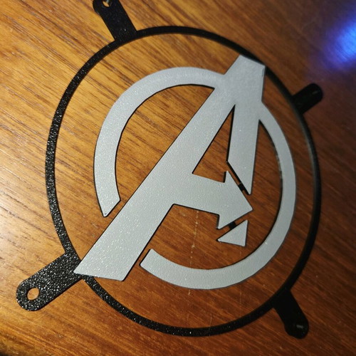 Super heroes 120 mm fan cover like new, 1 piece