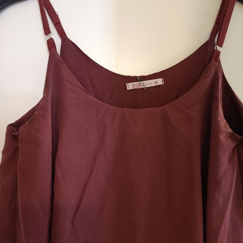 BSB one-piece jumpsuit new, size XS-S, brown and red