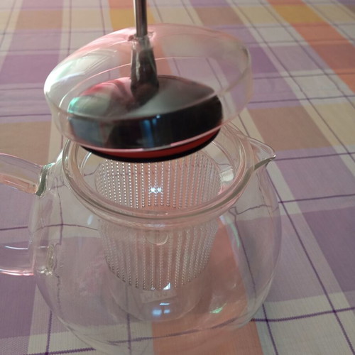 Bodum Assam Tea Press teapot with plunger system